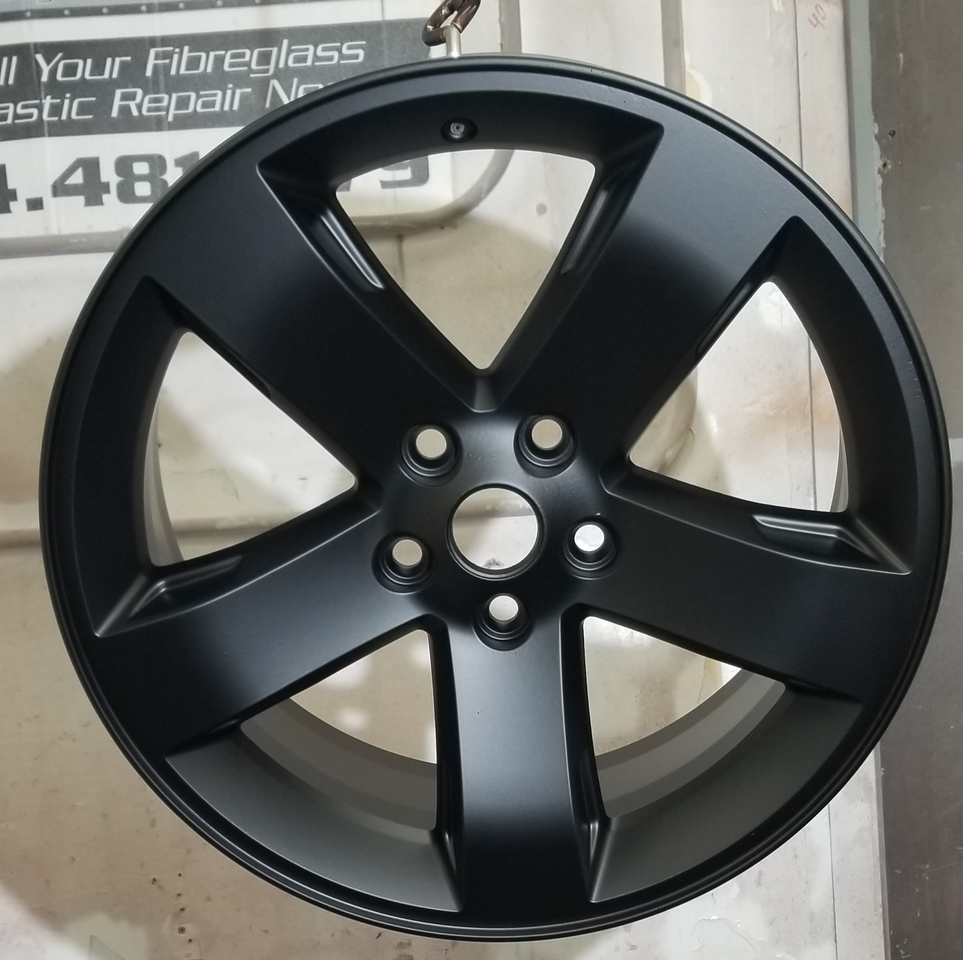 Custom Powder Coated Rims Custom Wheels Powder Coated in Flatter Black | Prismatic Powders
