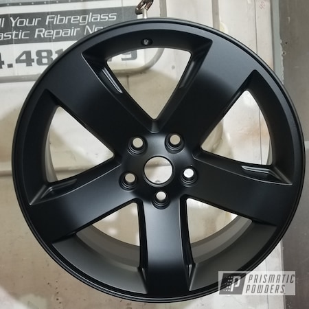 Powder Coating: Flatter Black ESS-4441,Custom Rims,Automotive,Wheels