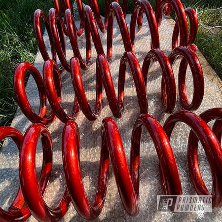 Powder Coating: Springs,Coils,Illusion Wild Copper PMB-5364,Dodge,Clear Vision PPS-2974,coil springs