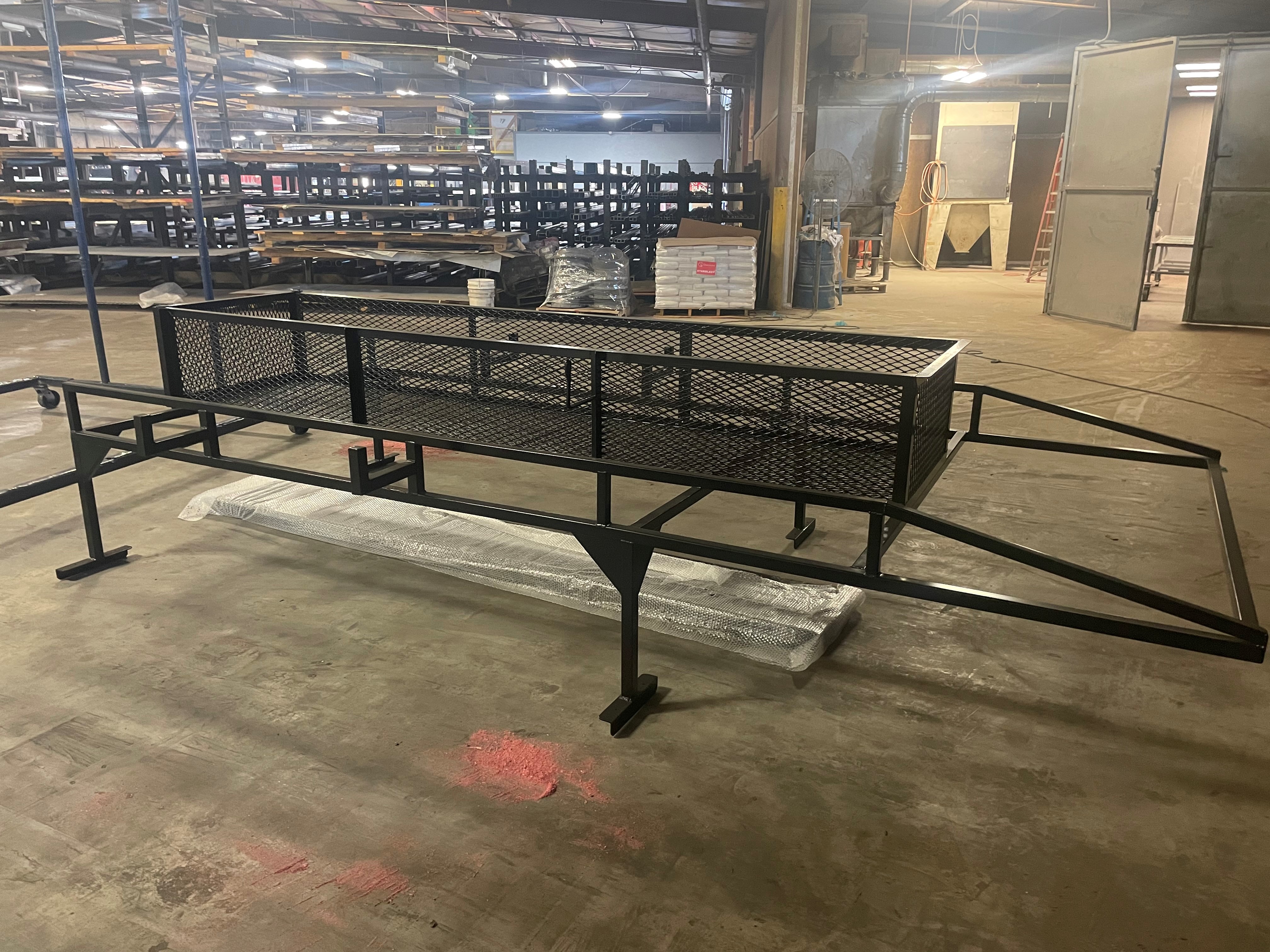 Uss Racks Custom Roof Rack using a Semi Gloss Black Finish | Prismatic Powders
