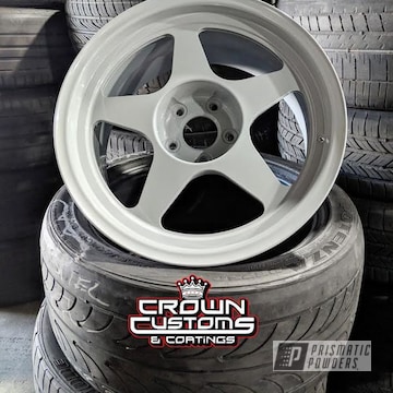Drift Wheels In Ral 7042 A Classic Traffic Grey Color