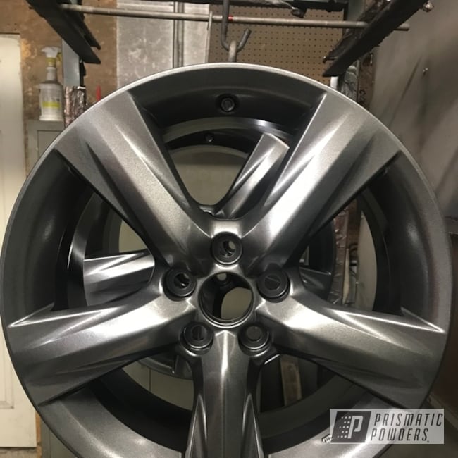 Powder Coated Lexus Wheels In Kingsport Grey