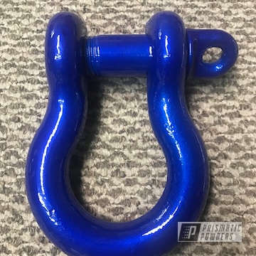 D Ring Done In A Blue Powder Coating