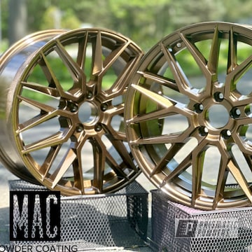 Audi Wheels Coated In Bronze Chrome