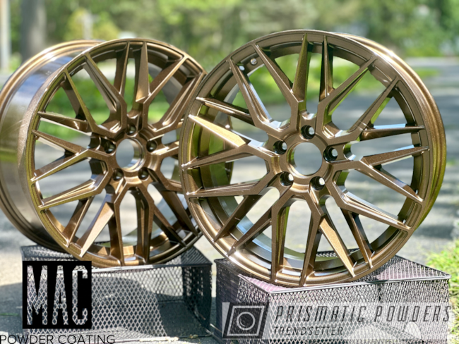 Powder Coating: Bronze Chrome PMB-4124,MacPowderCoating,Automotive,Audi,Wheels,Audi Wheels