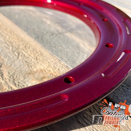 Powder Coating: Beadlock Ring,Illusion Cherry PMB-6905,Clear Vision PPS-2974
