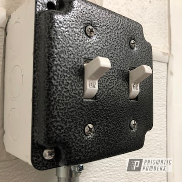 Light Switch Cover In Silver Artery