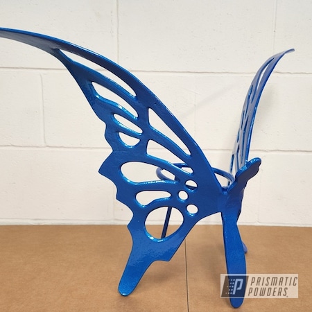 Powder Coating: Clear Vision PPS-2974,Yard Art,Home and Garden,Illusion Blueberry PMB-6908,powder coated,Butterfly