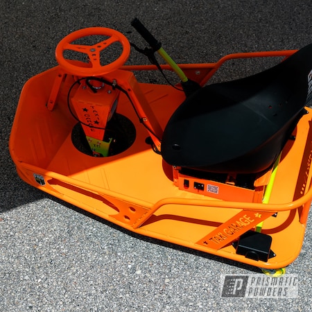 Powder Coating: Power Bait PMB-7084,Taxi Garage Crazy Cart,XL Crazy Cart,Crazy Cart,Orange Glow PSS-2876