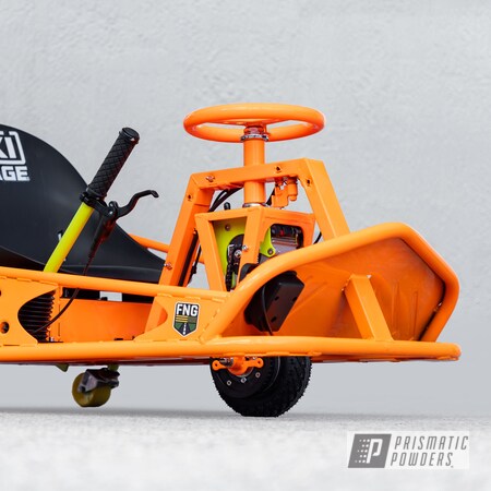 Powder Coating: Power Bait PMB-7084,Taxi Garage Crazy Cart,XL Crazy Cart,Crazy Cart,Orange Glow PSS-2876