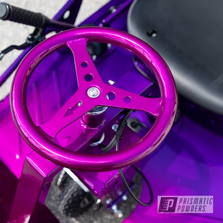 Powder Coating: Crazy Cart,XL Crazy Cart,Illusion Purple PSB-4629,Illusion Violet PSS-4514,Taxi Garage Crazy Cart