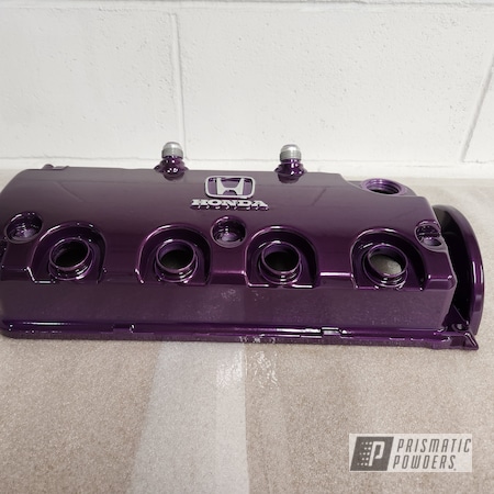 Powder Coating: Valve Covers,Automotive Parts,Purple Glaze PPB-2846,Automotive,powder coated