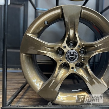 Bmw 3 Series Wheel Powder Coated In Pps-2974 And Pmb-4124