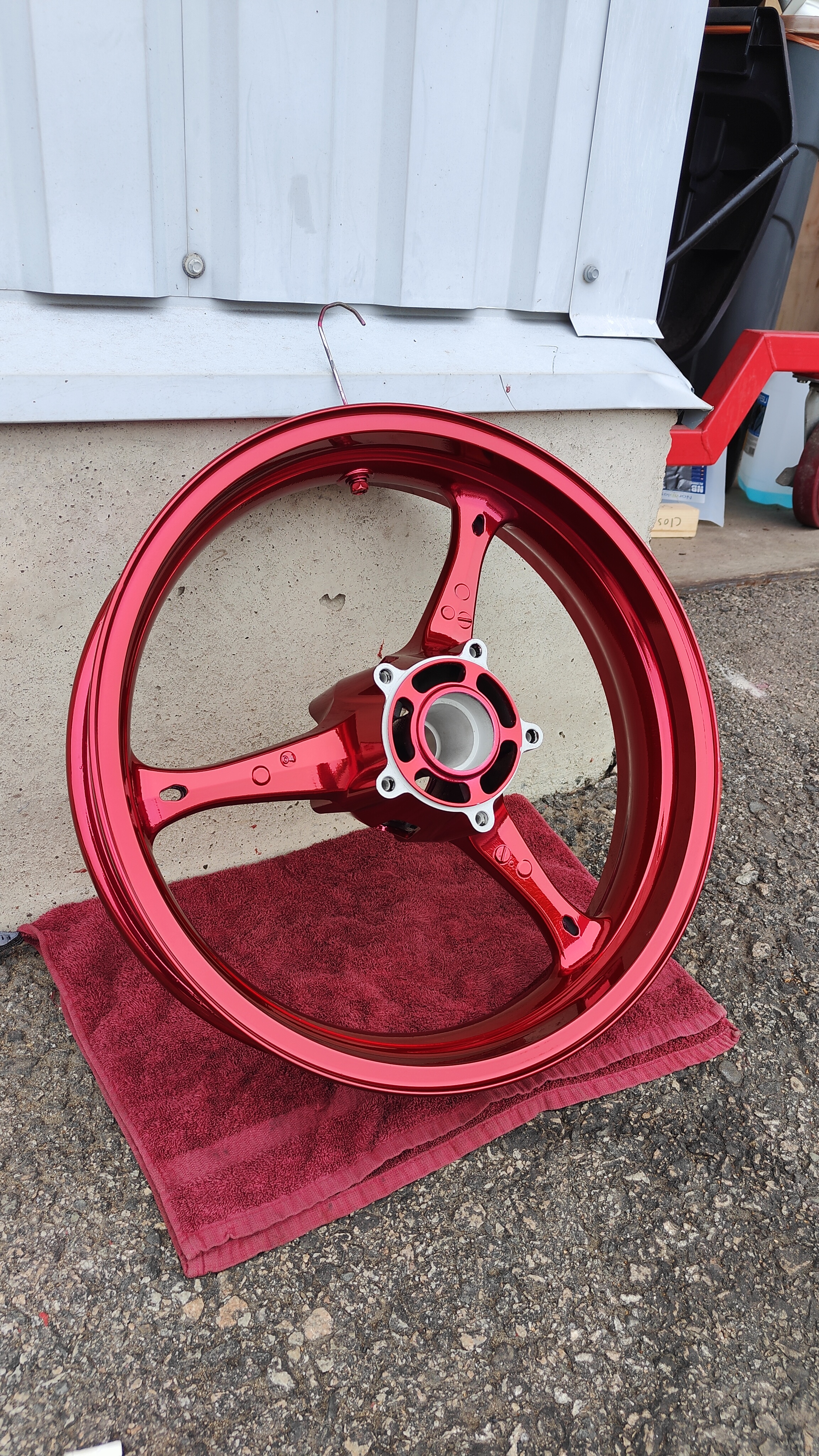 K5 GSXR Wheels in Soft Red Candy | Prismatic Powders