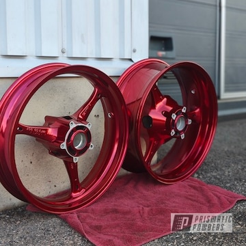 K5 Gsxr Wheels In Soft Red Candy