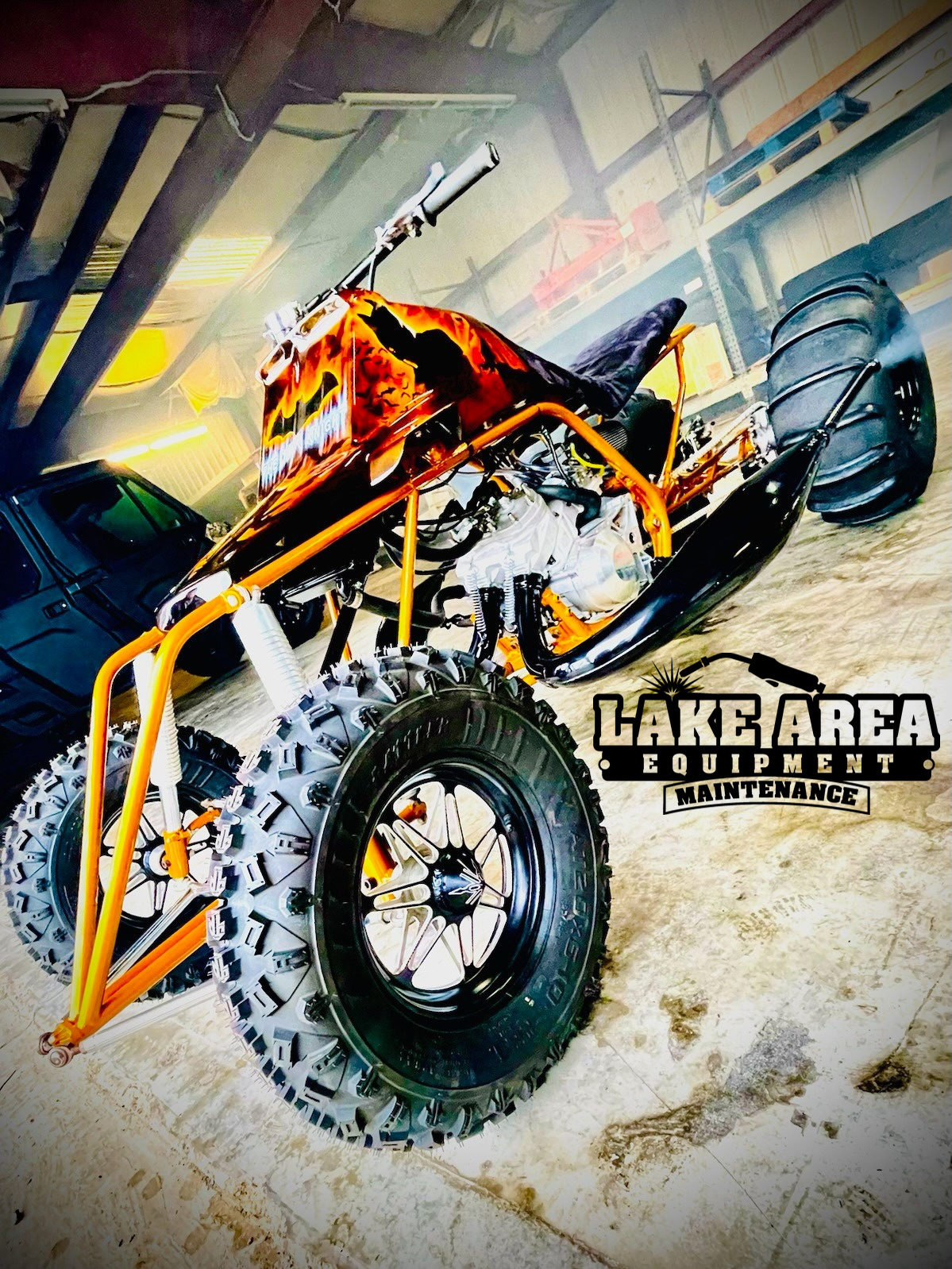 Ativ Custom Powder Coat Custom ATV | Prismatic Powders
