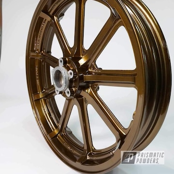 Custom Wheels Powder Coated In Bronze Chrome And Brassy Gold