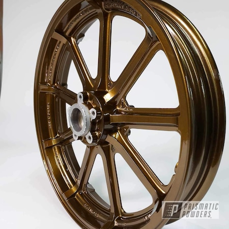 Powder Coating: Wheels,Automotive,Custom Wheels,Rims,Bronze Chrome PMB-4124,Brassy Gold PPS-6530