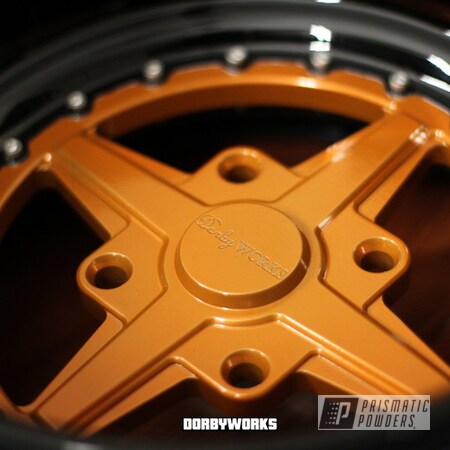 Powder Coating: Wheels,Orange Tangelo PPB-2324,Honda,Powder Coated Honda Rukus Wheel