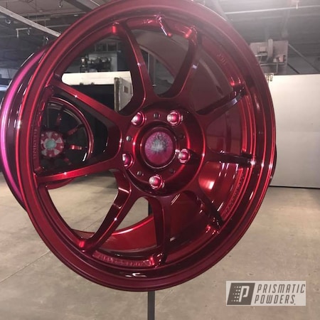 Powder Coating: Clear Vision PPS-2974,LOLLYPOP RED UPS-1506,Automotive,Custom Wheels
