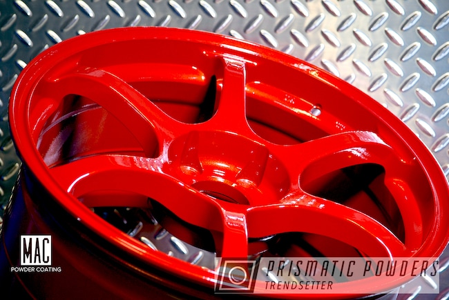Powder Coating: Clear Vision PPS-2974,Racing Wheels,Auto Anthracite Polychem,Automotive,Illusion Red PMS-4515,Wheels,ADVAN