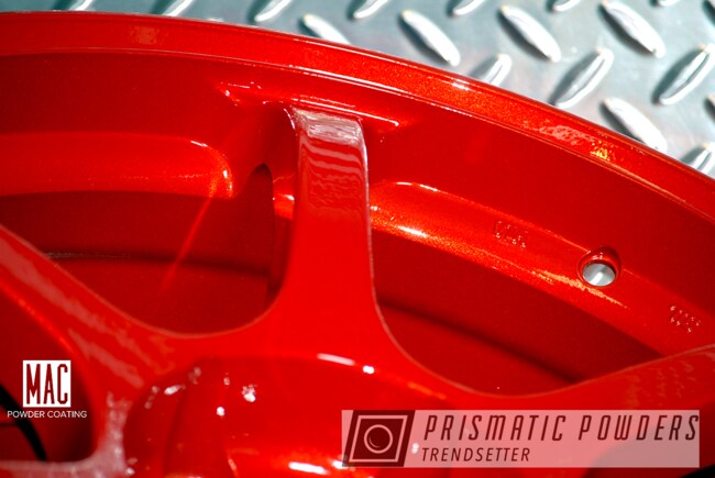 Powder Coating: Wheels,Automotive,Clear Vision PPS-2974,Auto Anthracite Polychem,Illusion Red PMS-4515,ADVAN,Racing Wheels