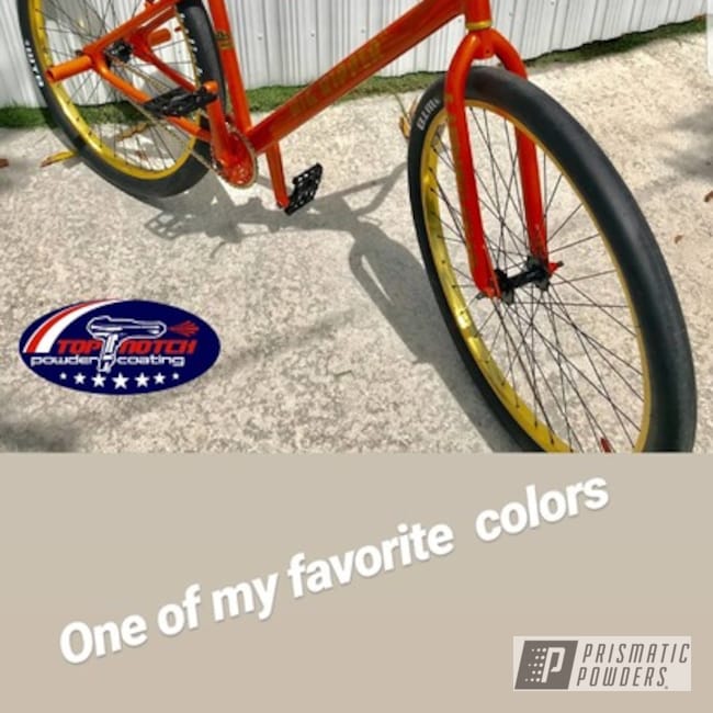Se Big Ripper Bicycle In A Orange Powder Coat