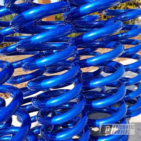 Powder Coating: #blue,Illusion Blue-Berg PMB-6910,Automotive,Coils,Clear Vision PPS-2974,Springs