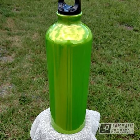 Powder Coating: Stainless Water Bottle,Miscellaneous,Single Powder Application,Shocker Yellow PPS-4765
