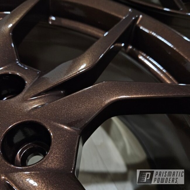 Rs Wheels Powder Coated In Pps-2974 And Pmb-11225