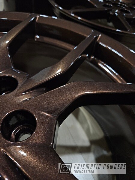 Rs Wheels Powder Coated In Pps-2974 And Pmb-11225
