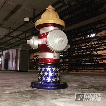 Powder Coating: American,USA,Goldtastic PMB-6625,Illusion Royal PMS-6925,Powder Coated Fire Hydrant,Illusion Cherry PMB-6905,Clear Vision PPS-2974,Art