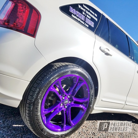 Powder Coating: Illusion Purple PSB-4629,Wheels,Automotive,rockin rims,Clear Vision PPS-2974,Rims,Applied Plastic Coatings,22" Aluminum Rims,Purple wheels