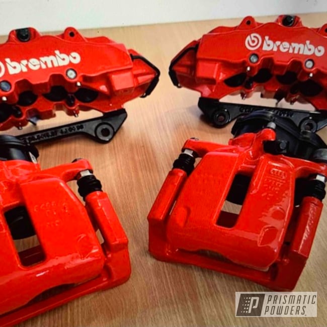 Brembo Calipers In Passion Red With Clear Vision