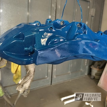 Bmw Brakes Powder Coated In Clear Vision And Illusion Lite Blue