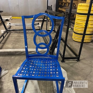 Illusion Blueberry Chair Powder Coated