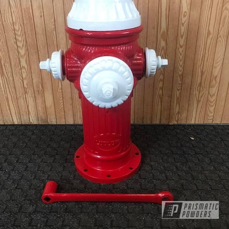 Powder Coating: Astatic Red PSS-1738,Fire Hydrant,Polar White PSS-5053