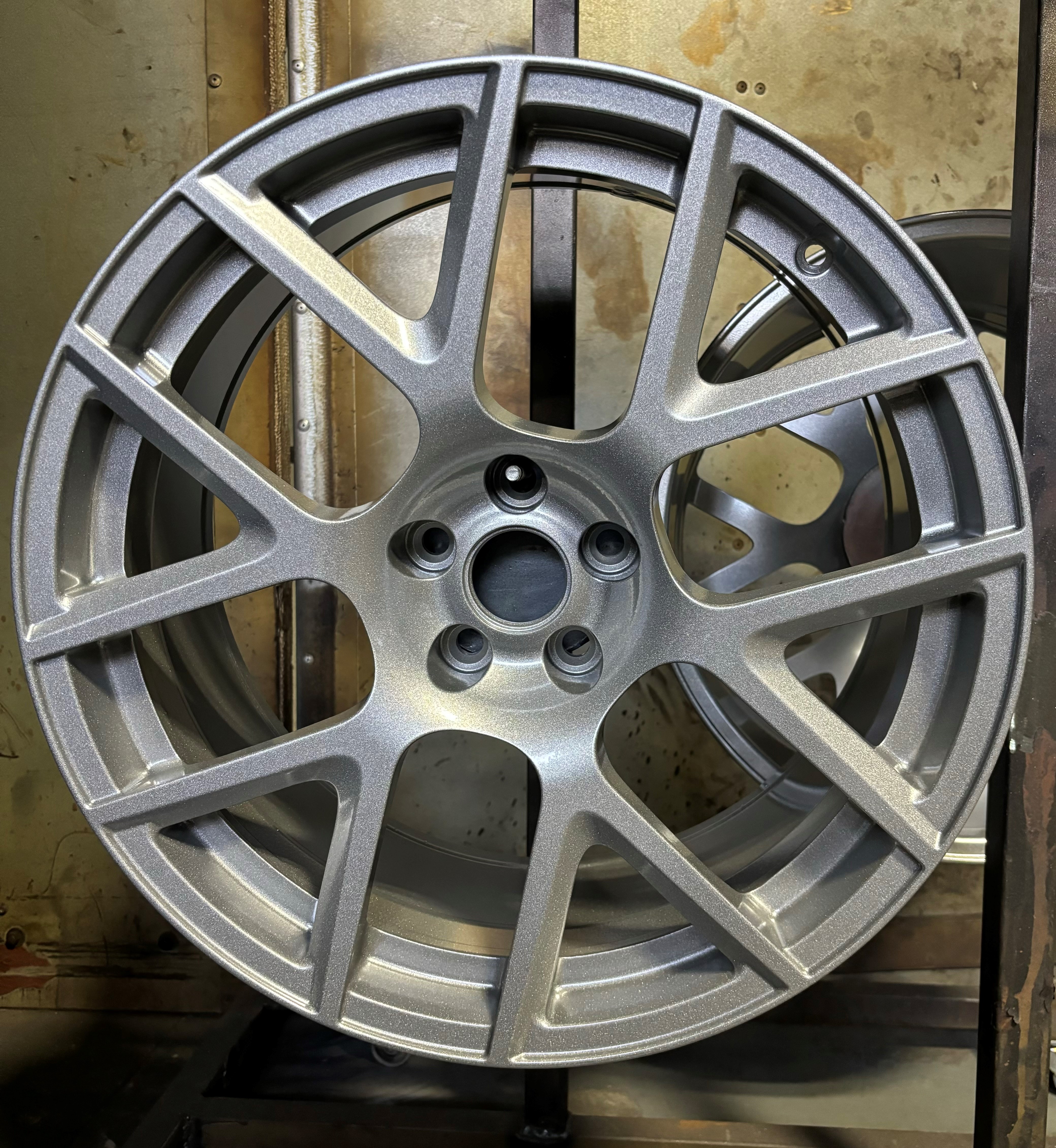 Shaded Silver SRT Wheels | Prismatic Powders