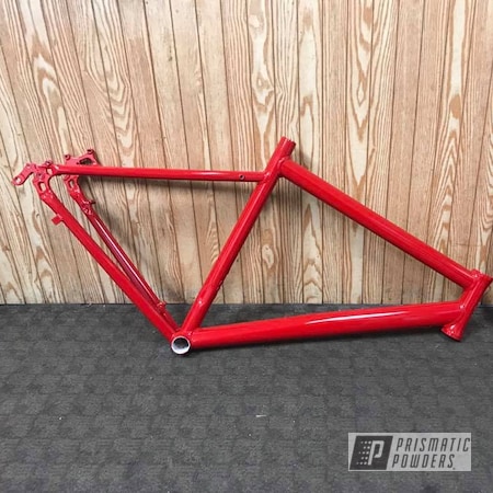Powder Coating: Bicycles,Astatic Red PSS-1738,Bicycle Frame