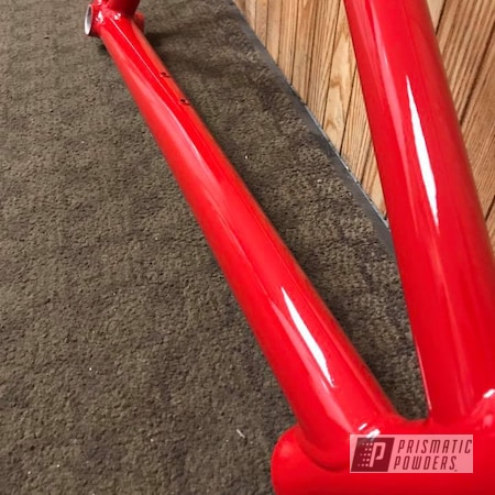 Powder Coating: Bicycles,Astatic Red PSS-1738,Bicycle Frame