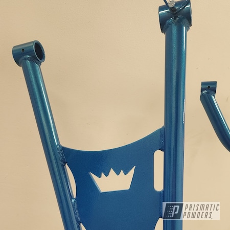 Powder Coating: Powdercoat,Clear Vision PPS-2974,Illusion Lite Blue PMS-4621,Prismatic Powders,powder coated