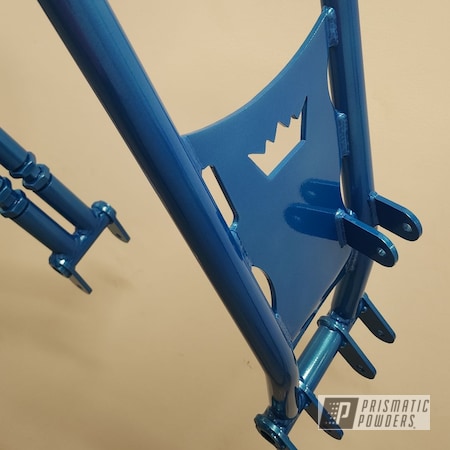 Powder Coating: Clear Vision PPS-2974,Powdercoat,Illusion Lite Blue PMS-4621,powder coated,Prismatic Powders