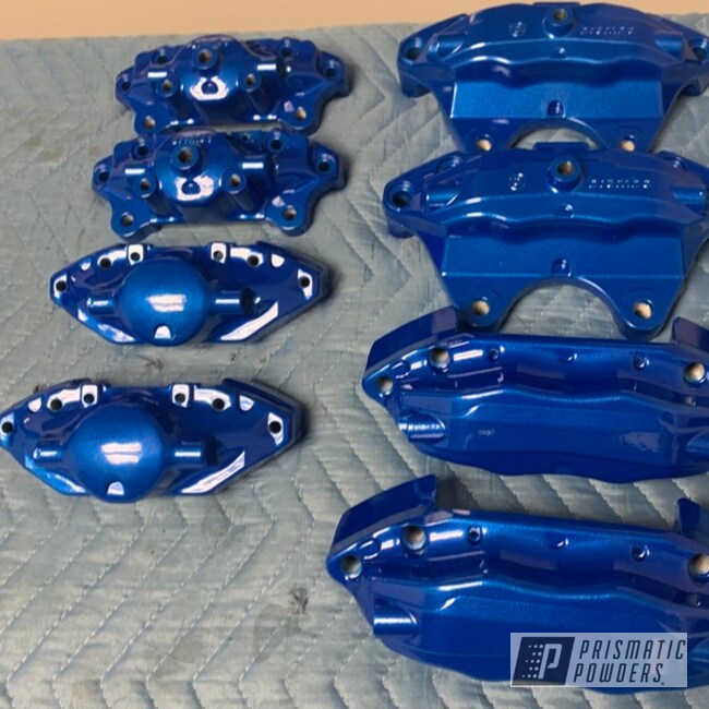 Brake Calipers Powder Coated In Pps-2974 And Pmb-6909