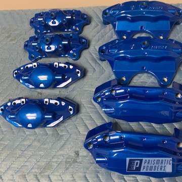 Brake Calipers Powder Coated In Pps-2974 And Pmb-6909