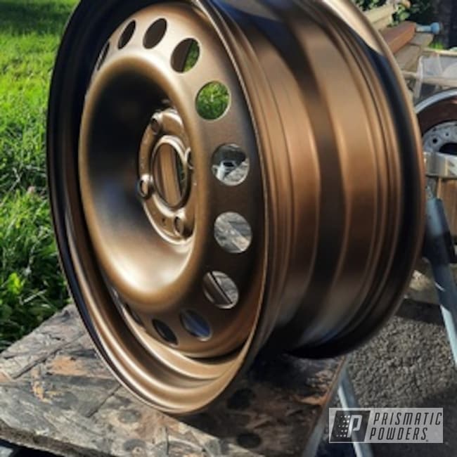 Steel Wheel Restoration Powder Coated