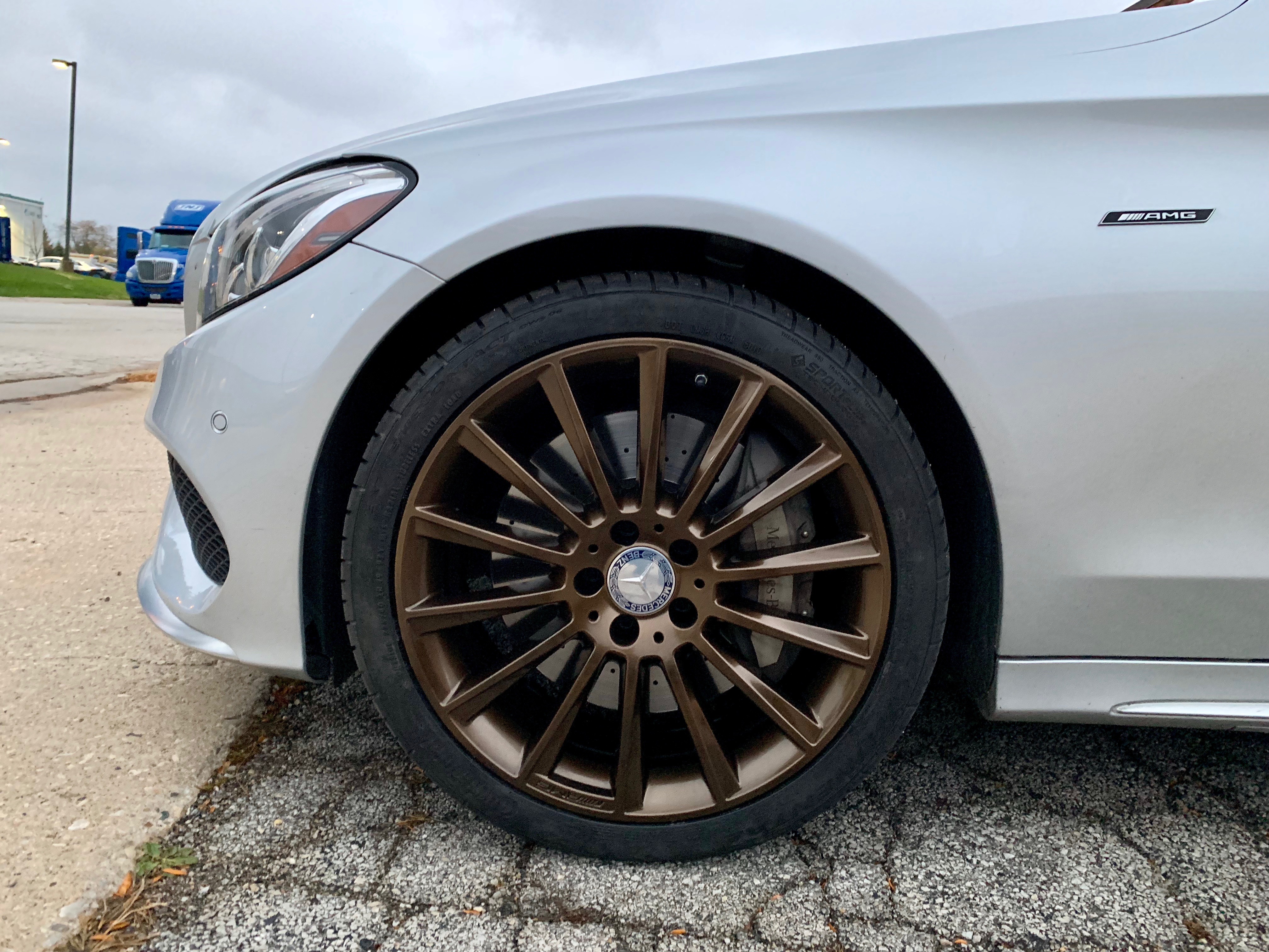 Mercedes Amg Wheels In Lazer Bronze | Prismatic Powders
