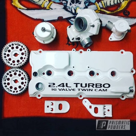 Powder Coating: Clear Vision PPS-2974,Engine Parts,Pearl Sparkle PMB-4130