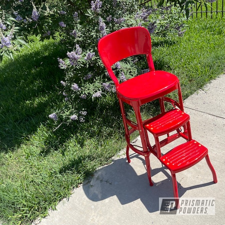 Powder Coating: Home and Garden,Step Stool,Astatic Red PSS-1738