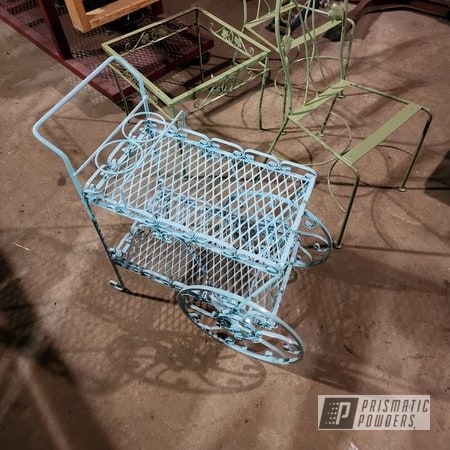 Powder Coating: Custom Outdoor Patio Furniture,Sea Foam Green PSS-4063,Outdoor Patio Furniture,patio,Outdoor Decor,Frog Green PSS-4486,Cart,Patio Chairs,Patio Furniture,Chairs,Furniture