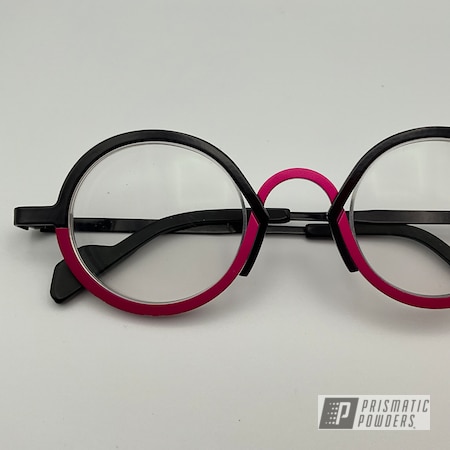 Powder Coating: Eye Glasses,Lifestyle,Black/Purple PSB-2346,Eyeglasses